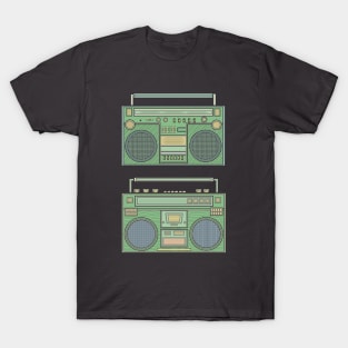 Green Classic Boombox T-Shirt